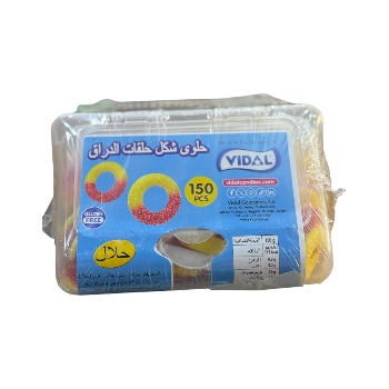 حلوى شكل حلقات الدراق (١*١٥٠)