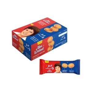 بسكويت ابو ولد بنكهة الفانيليا ١٢ قطعة