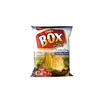 بوكس شيبس بنكهة الكاتشب (١*٢٤)